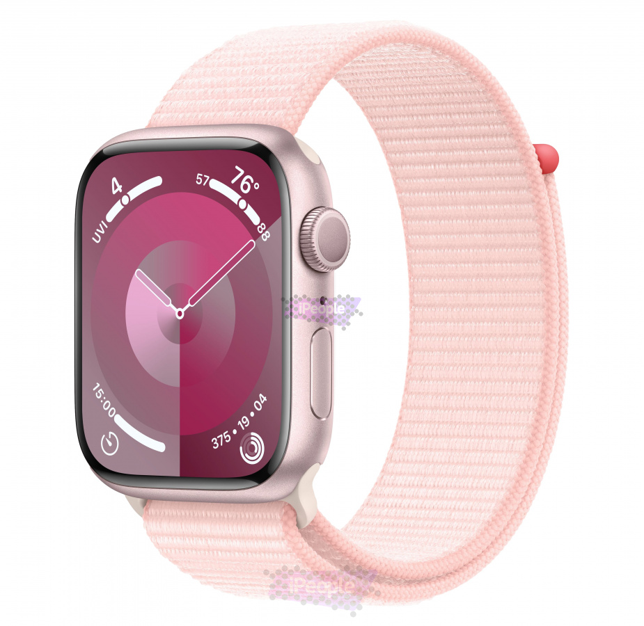 Фото Купить Apple Watch Series 9 (MR9J3) <br>45 мм Корпус из алюминия «Pink» Спортивная петля по низкой цене в Москве