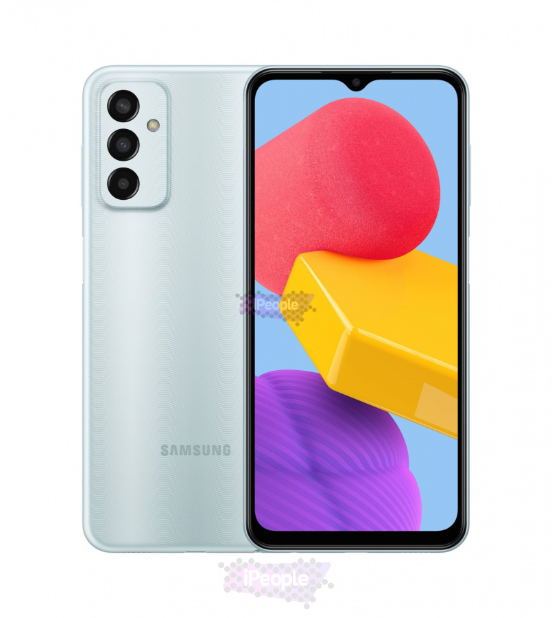 Фото Купить Смартфон Samsung Galaxy M13 4Gb/64Gb (Light Blue) SM-M135 по низкой цене в Москве
