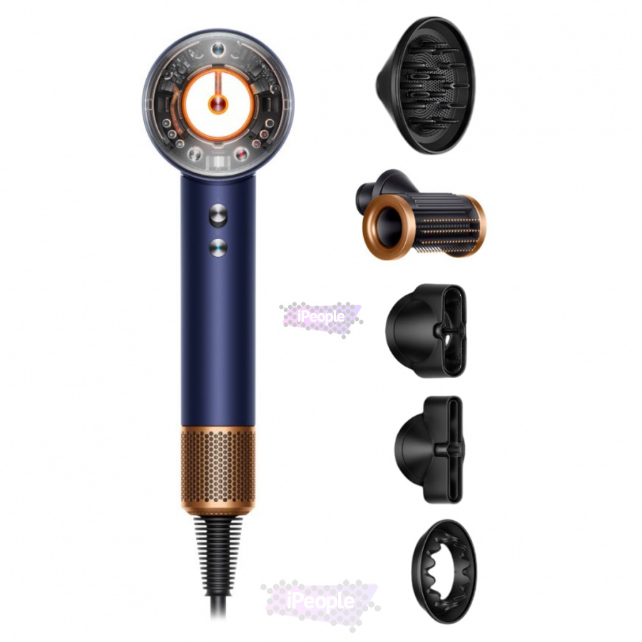 Фото Купить Фен Dyson Supersonic Nural HD16 Prussian Blue/Rich Copper (5 насадок) по низкой цене в Москве