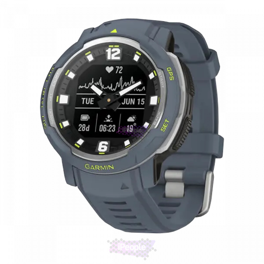 Фото Купить Умные часы Garmin Instinct Crossover Синий (010-02730-04) по низкой цене в Москве