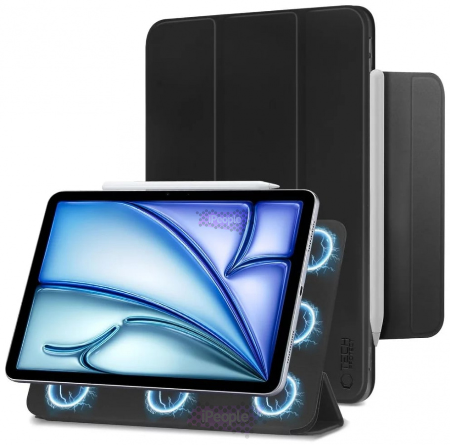 Фото Купить Чехол Tech-Protect Smartcase Magnetic для iPad Air 6/7/8 11'' (Чёрный) по низкой цене в Москве
