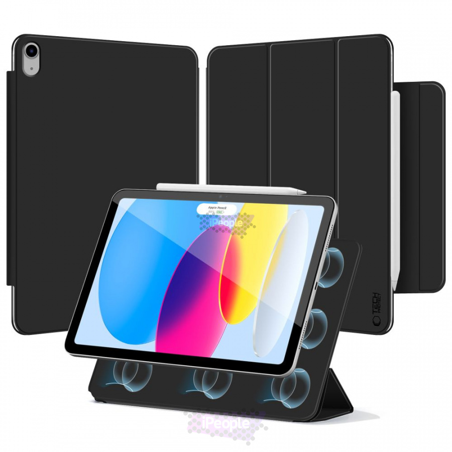 Фото Купить Чехол Tech-Protect Smartcase Magnetic для iPad 10/11 (Чёрный) по низкой цене в Москве