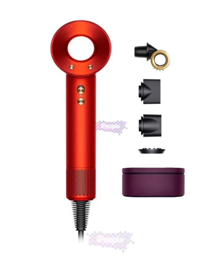 Фото Купить Фен Dyson Supersonic HD15 Topaz Orange (4 насадки) по низкой цене в Москве