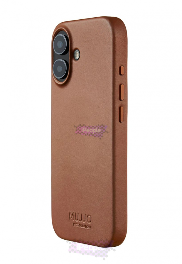 Фото Купить Чехол Mujjo Leather with MagSafe для iPhone 17 (Tan) по низкой цене в Москве