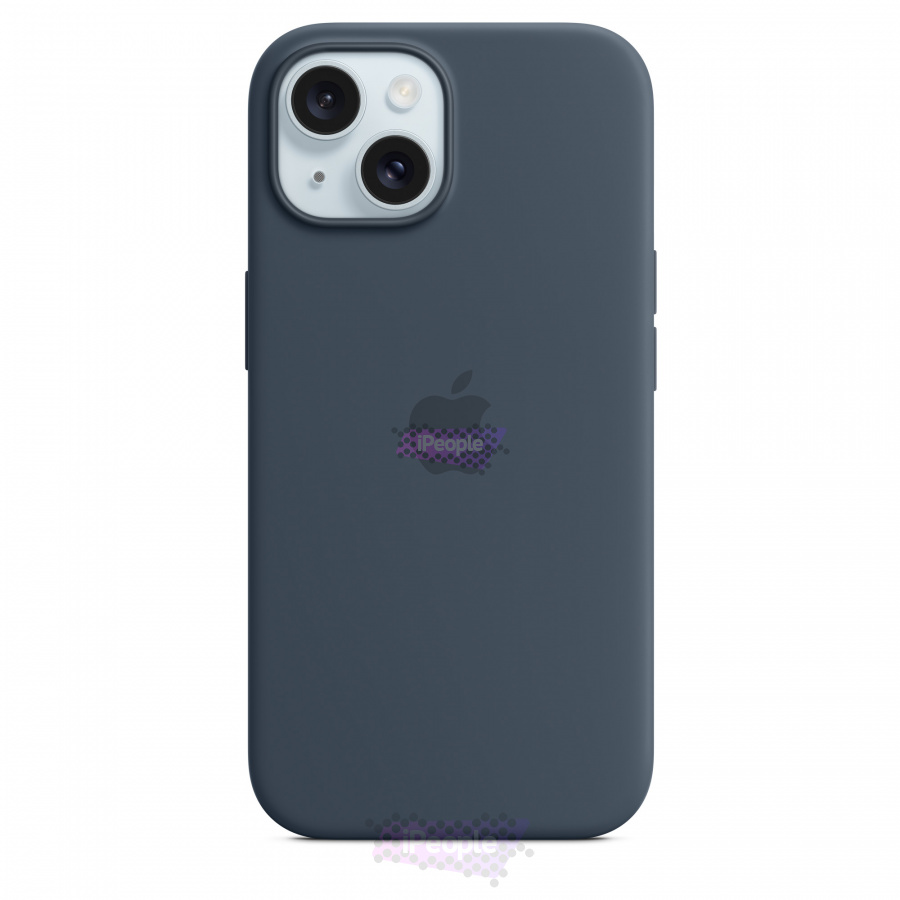 Фото Купить Чехол Apple Silicone Case with MagSafe для iPhone 15 (Тёмно-синий) по низкой цене в Москве