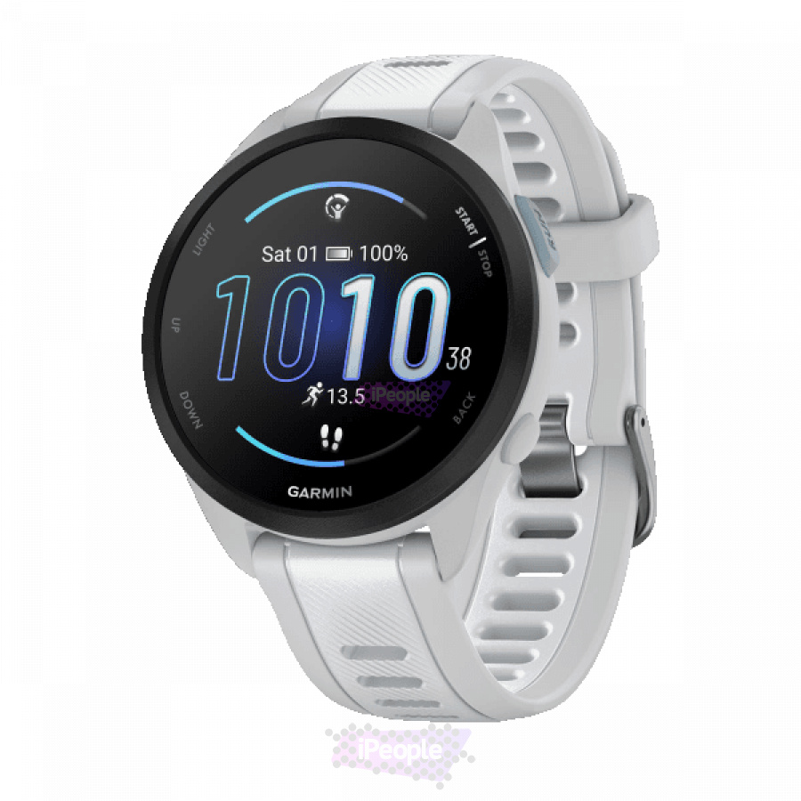 Фото Купить Умные часы Garmin Forerunner 165 Белый (010 - 02863 - 21) по низкой цене в Москве