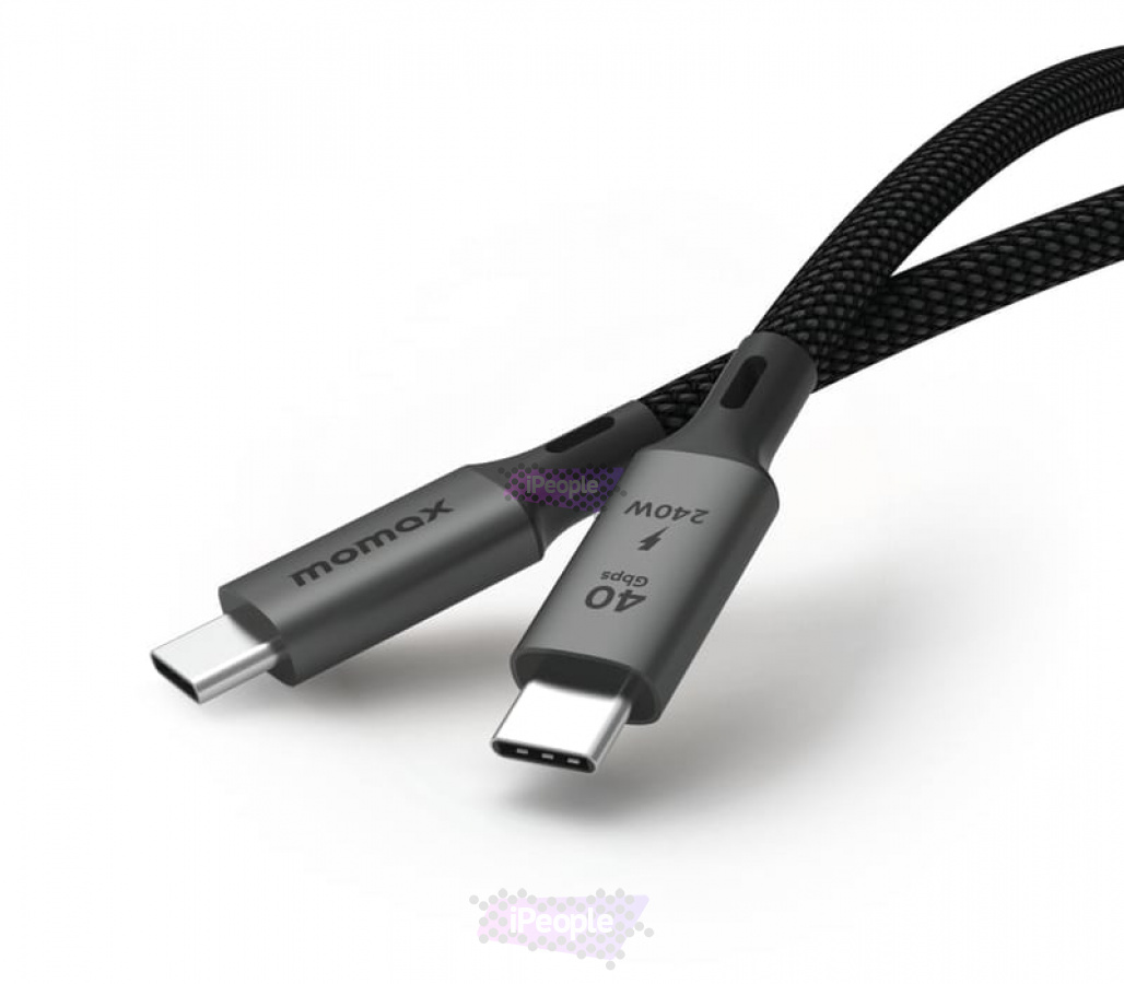 Фото Кабель Momax Elite 240W USB-C to USB-C 1m (Чёрный), Чёрный