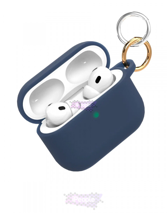 Фото Купить Чехол VLP Charm case для AirPods Pro 3 (Тёмно-синий) по низкой цене в Москве