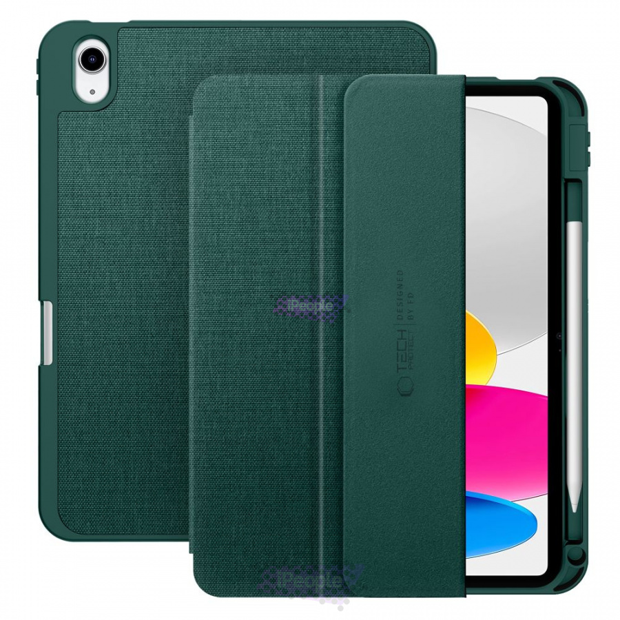Фото Купить Чехол Tech-Protect SC PEN Canvas для iPad 10/11 (Зелёный) по низкой цене в Москве