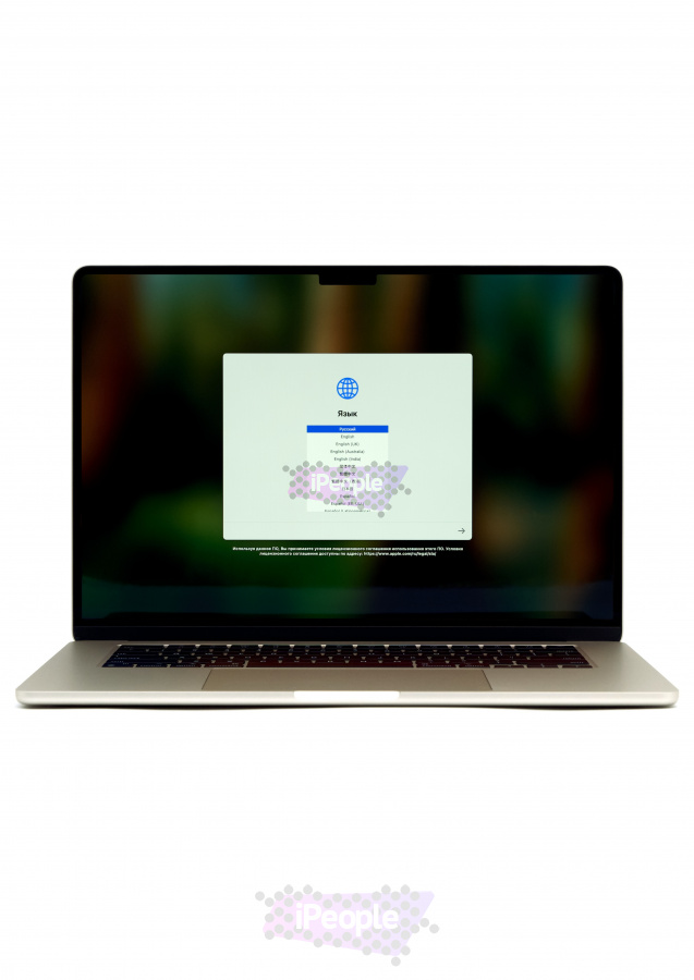 Фото Купить Apple MacBook Air 15 (2026) M5 (10CPU/10GPU/24GB/2TB) Starlight (Z1LY) по низкой цене в Москве