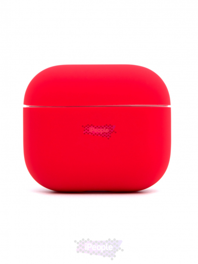 Фото Купить Чехол VLP Silicone Case Ultraslim для AirPods 3 (Красный) по низкой цене в Москве