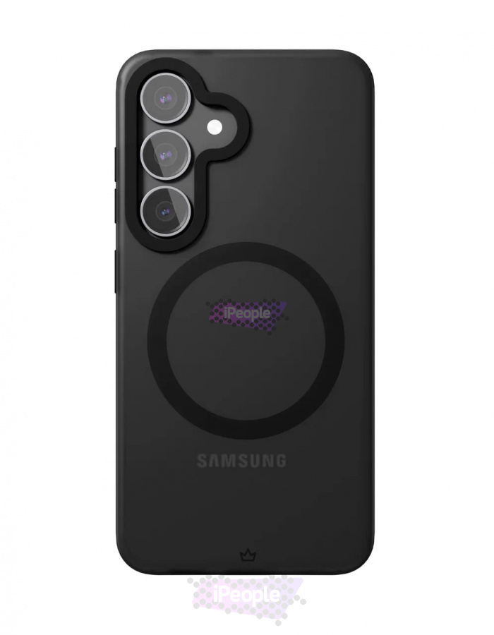 Фото Купить Чехол VLP Moon Case для Samsung Galaxy S25 Plus (Чёрный) по низкой цене в Москве
