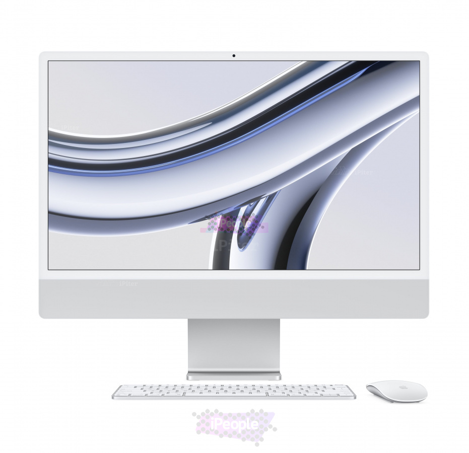Фото Купить Apple iMac 24″ M3 (8/10cores)/16Gb/2Tb Silver (Z19U000BS) по низкой цене в Москве