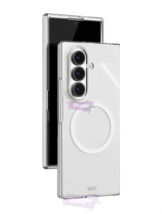 Фото Купить Чехол VLP Crystal Flex Case для Samsung Galaxy Z Fold 8 Ultra (Прозрачный) по низкой цене в Москве