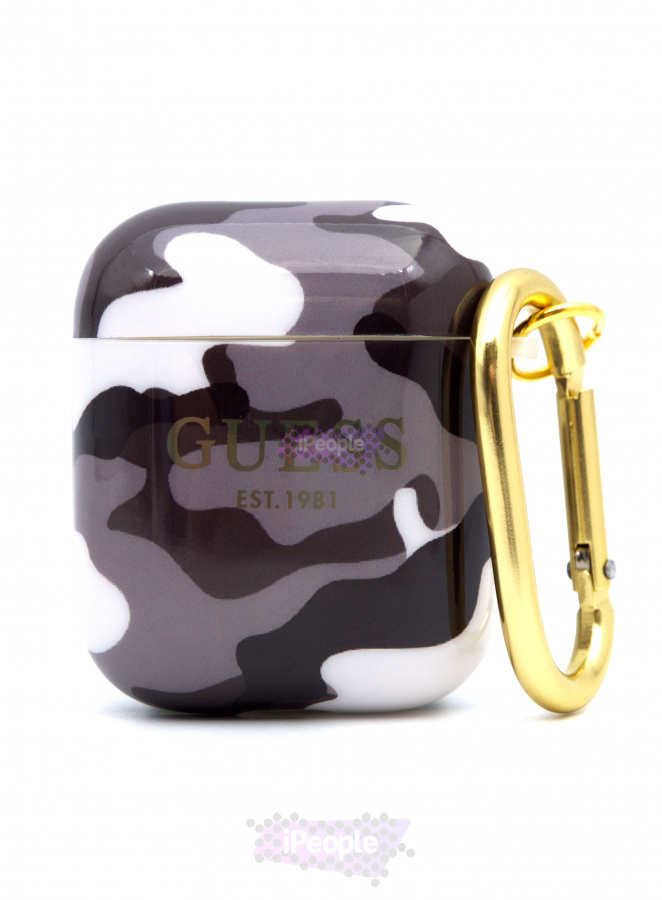 Фото Чехол Guess Carabin для AirPods 1/2 (Камуфляж), Камуфляж