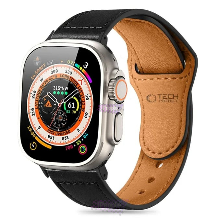 Фото Купить Ремешок Tech-Protect Naturalfit для Apple Watch 38 / 40 / 41 / 42 мм (Black) по низкой цене в Москве