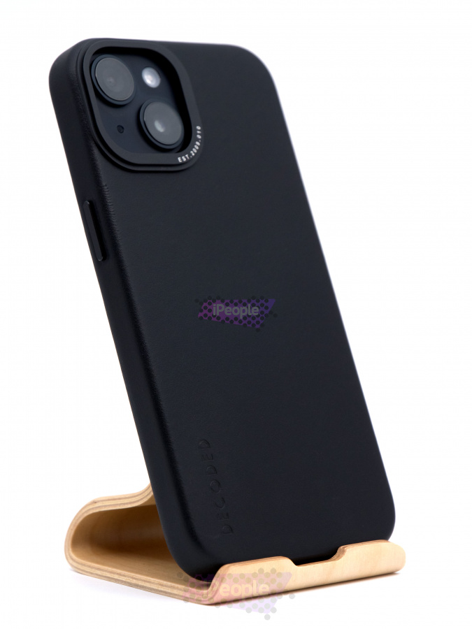 Фото Чехол Decoded Leather для iPhone 14 Чёрный, Чёрный