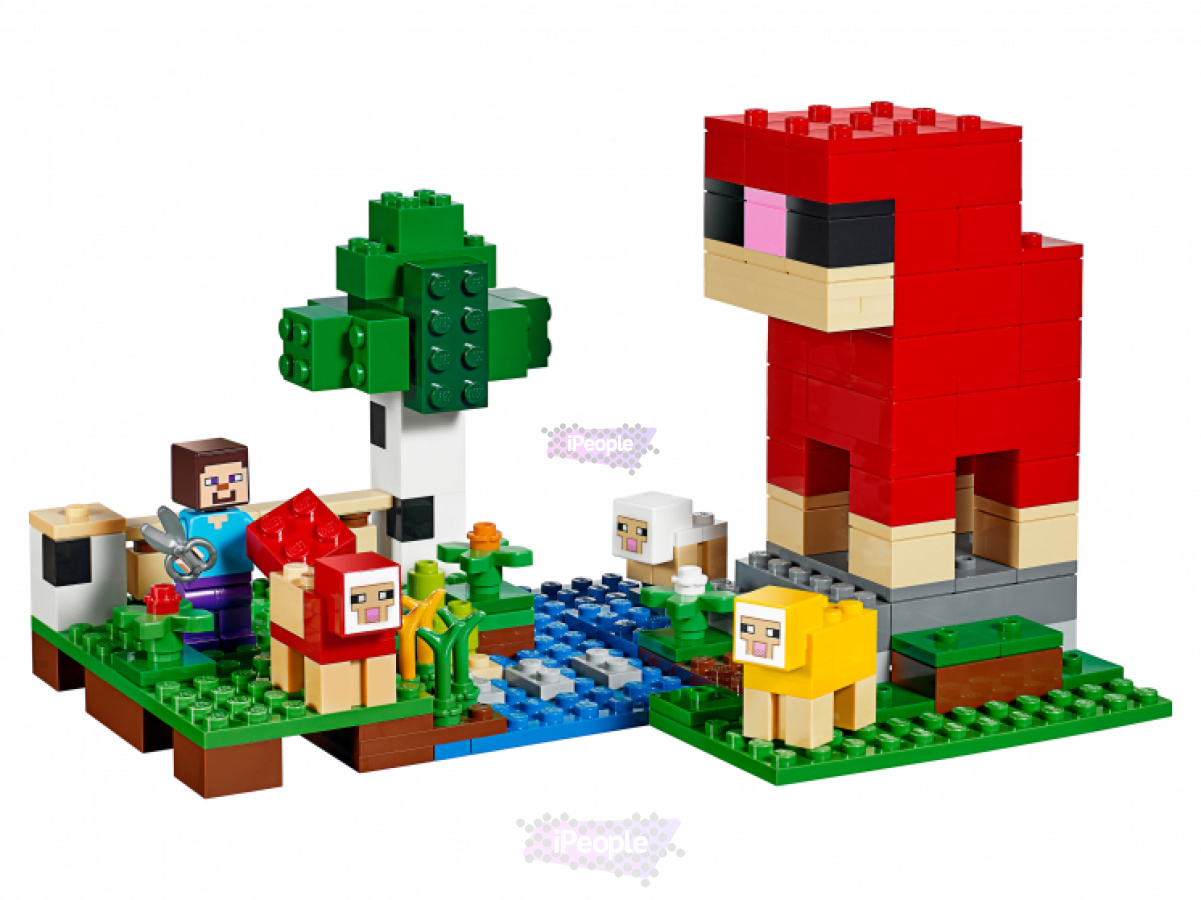 Фото Купить LEGO Minecraft 21153 Шерстяная ферма по низкой цене в Москве