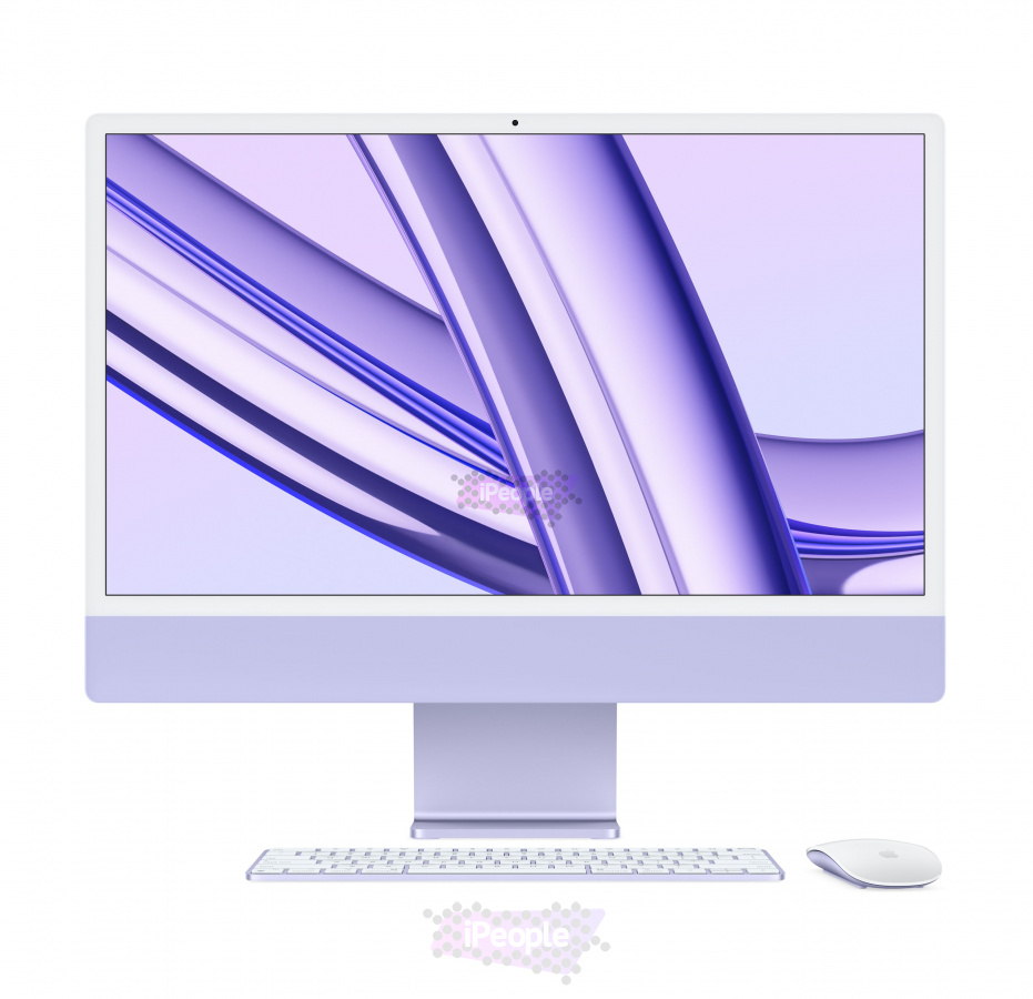 Фото Купить Apple iMac 24″ M3 (8/10cores)/16Gb/1Tb Purple (Z19P) по низкой цене в Москве