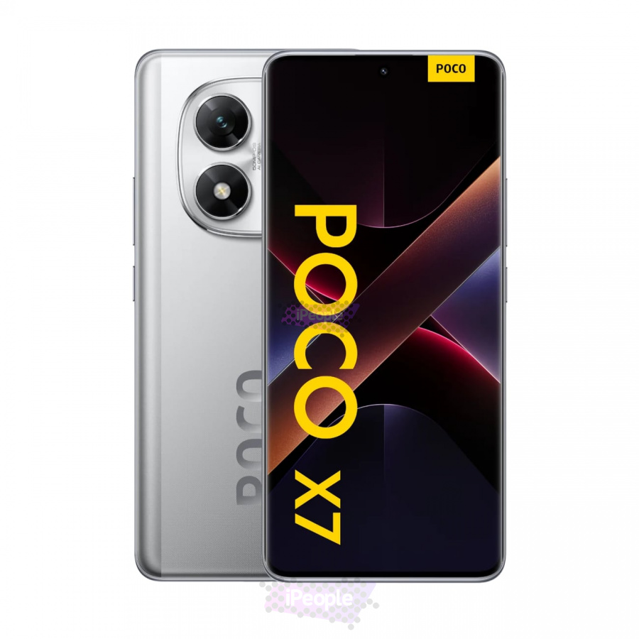 Фото Купить Смартфон Xiaomi Poco X7 5G 12Gb/512Gb (Silver) Nano-Sim + Nano-Sim по низкой цене в Москве