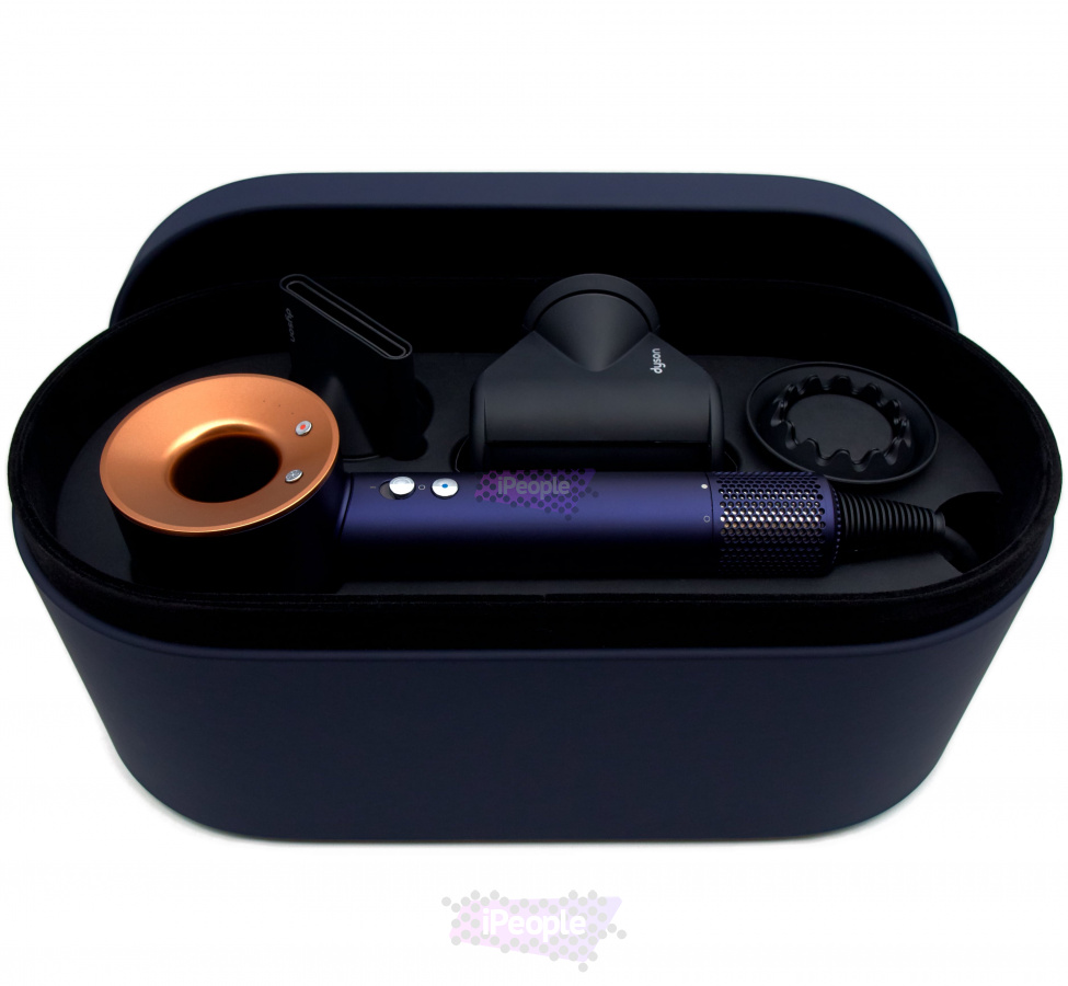Фото Купить Фен Dyson Supersonic HD08 Blue/Copper (5 насадок) по низкой цене в Москве
