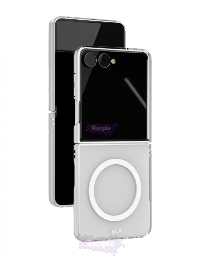 Фото Купить Чехол VLP Puro Case для Samsung Galaxy Z Flip 8 (Прозрачный) по низкой цене в Москве