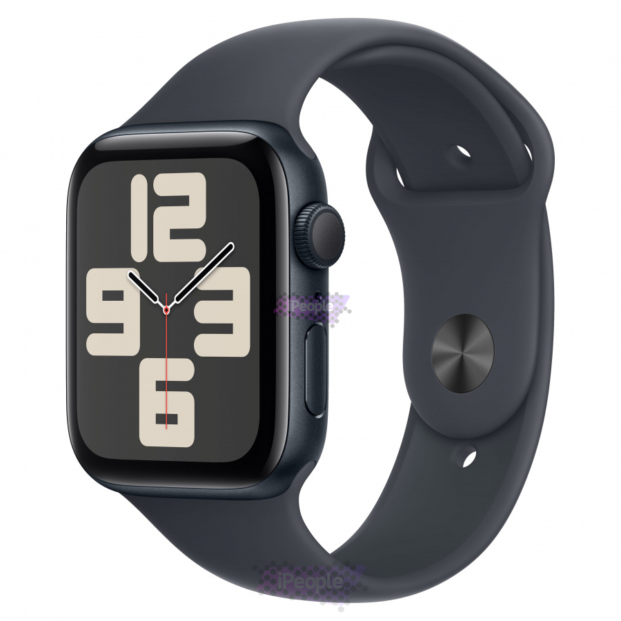 Фото Купить Apple Watch SE (2024) <br>44 мм Корпус из алюминия «Midnight» Спортивный ремешок M/L «Midnight» по низкой цене в Москве