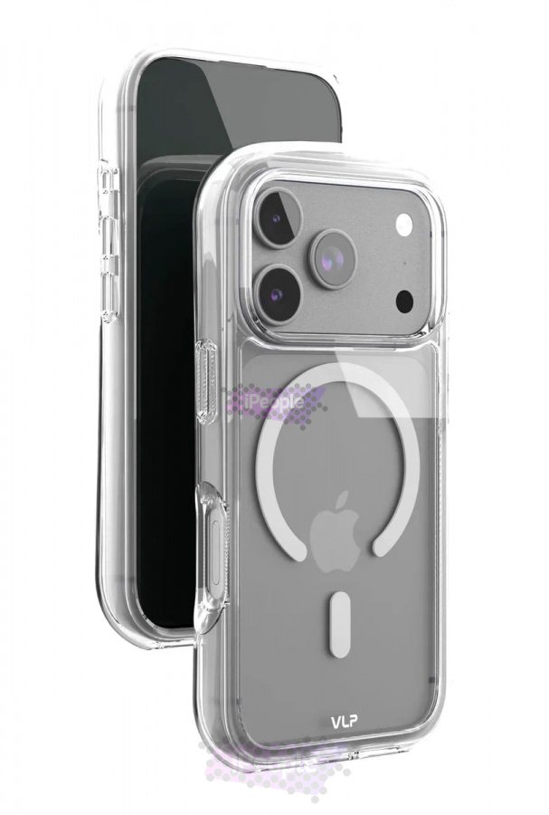 Фото Купить Чехол VLP Bubble case with MagSafe для iPhone 17 Pro (Белый) по низкой цене в Москве