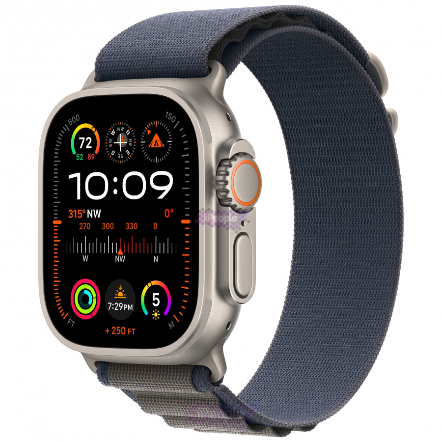 Фото Купить Apple Watch Ultra 2 <br>49 мм Titanium Case with Blue Alpine Loop L по низкой цене в Москве
