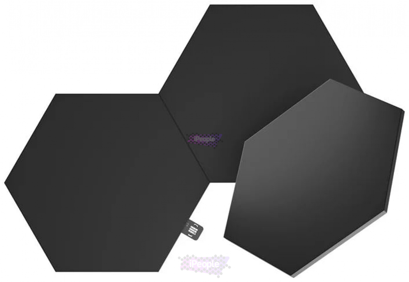 Фото Купить Nanoleaf Shapes Hexagons Expansion Pack-дополнительные световые панели Black по низкой цене в Москве
