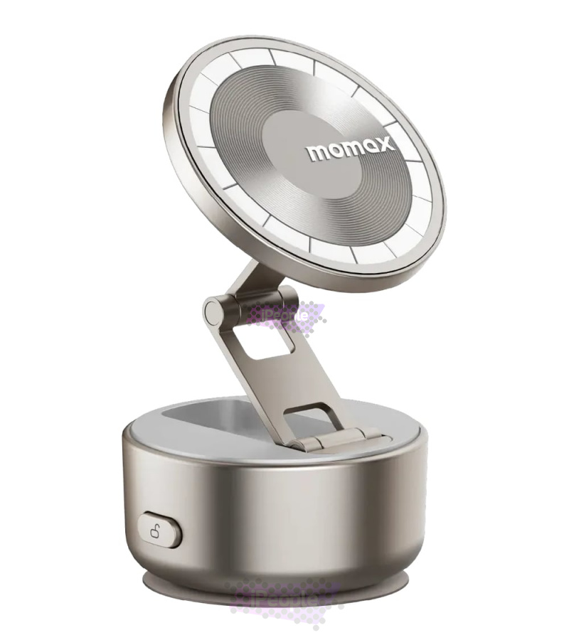 Фото Купить Подставка для телефона с присоской Momax 1-Snap Go (Titanium) по низкой цене в Москве