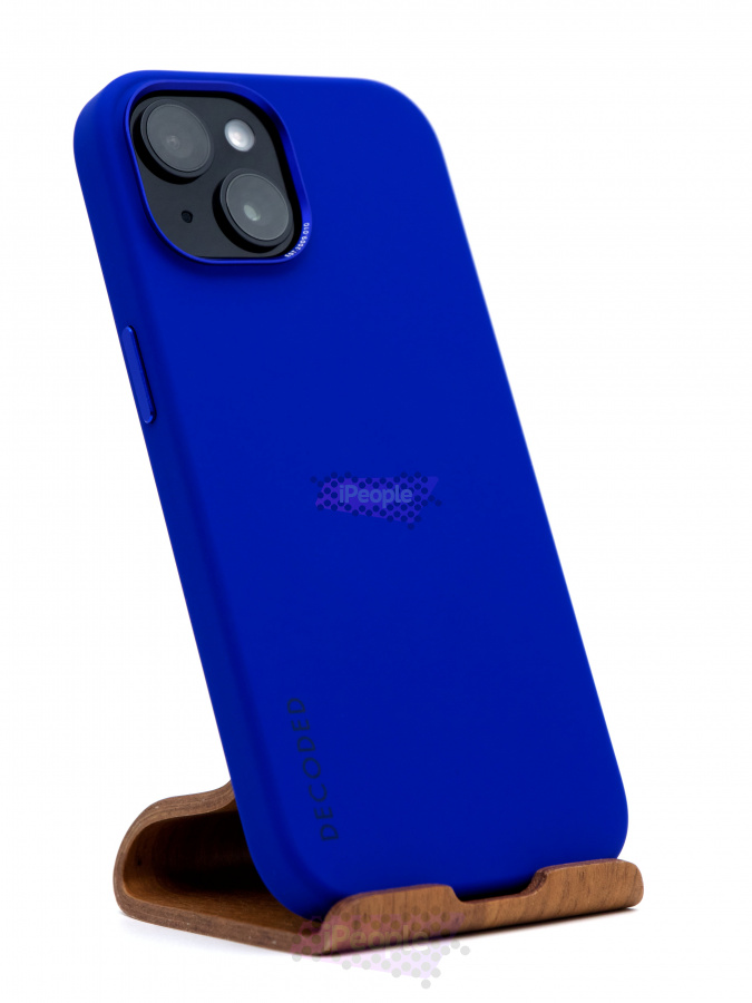 Фото Купить Чехол Decoded Silicone для iPhone 15 Синий по низкой цене в Москве