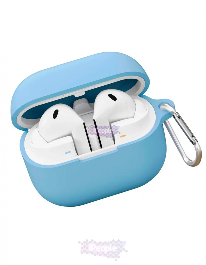 Фото Купить Чехол VLP Charm Case для Samsung Galaxy Buds 3/3 Pro (Голубой) по низкой цене в Москве