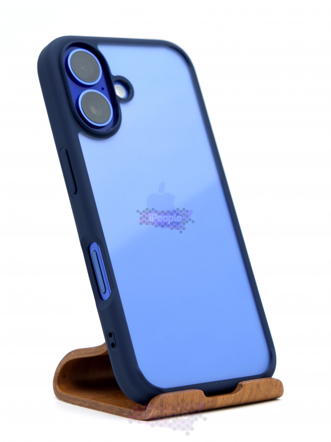 Фото Купить Чехол Spigen Ultra Hybrid для iPhone 16 Тёмно-синий по низкой цене в Москве