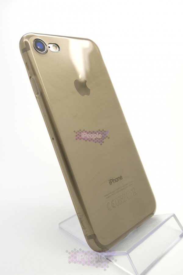 Фото Ультратонкий силиконовый чехол Brauffen с защитой камеры для iPhone SE 2020 / 8 / 7, Чёрный