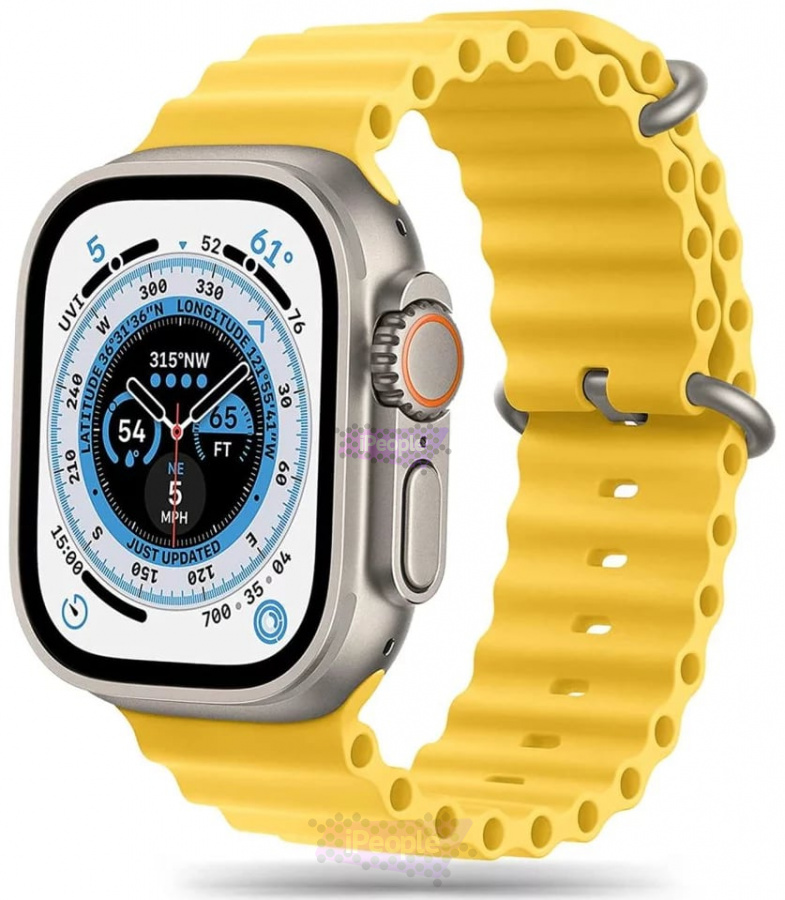 Фото Купить Ремешок Tech-Protect Ocean Band для Apple Watch Ultra (Yellow) по низкой цене в Москве