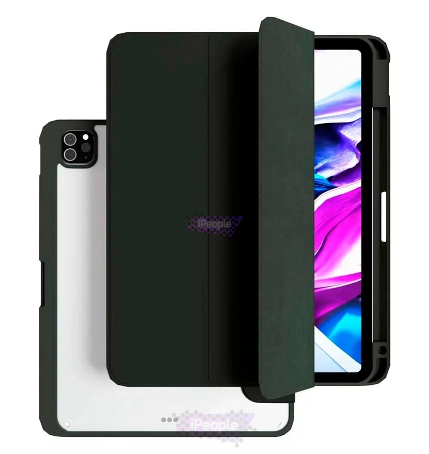 Фото Купить Чехол VLP Split Folio для iPad Pro (M4/M5) 13'' (Тёмно-зелёный) по низкой цене в Москве