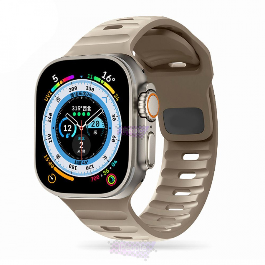 Фото Купить Ремешок Tech-Protect Iconband Line для Apple Watch 44 / 45 / 46 мм (Коричневый) по низкой цене в Москве