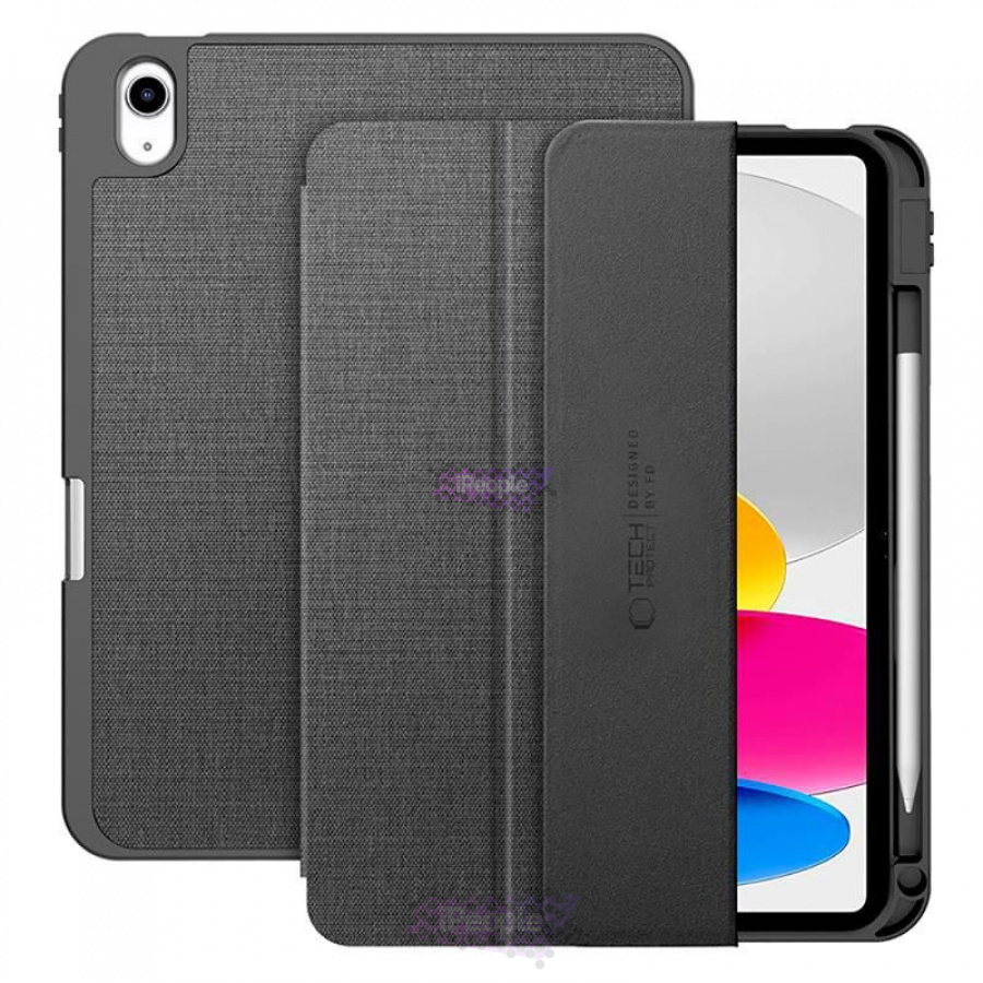 Фото Купить Чехол Tech-Protect SC PEN Canvas для iPad 10/11 (Серый) по низкой цене в Москве