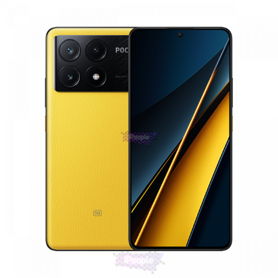 Фото Купить Смартфон Xiaomi Poco X6 Pro 5G 12Gb/512Gb (Yellow) Nano-Sim + Nano-Sim по низкой цене в Москве