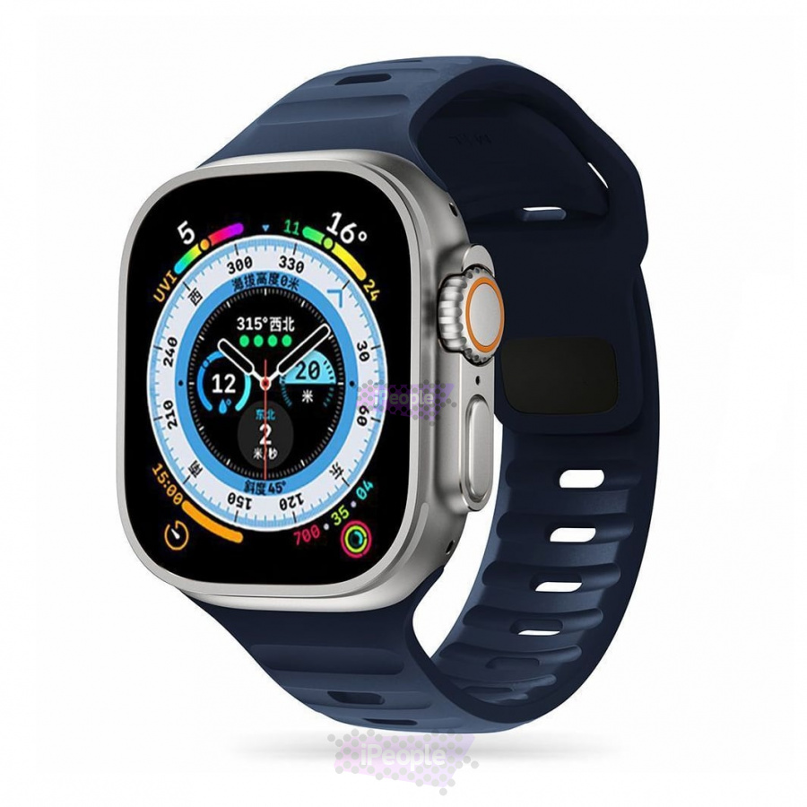 Фото Купить Ремешок Tech-Protect Iconband Line для Apple Watch 38 / 40 / 41 / 42 мм (Тёмно-синий) по низкой цене в Москве