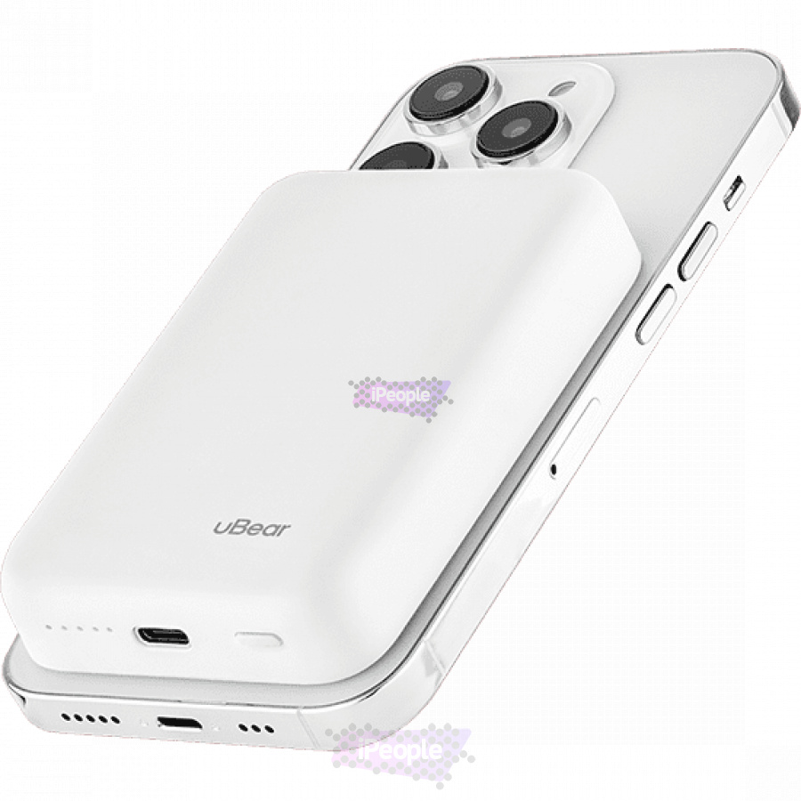 Фото Внешний аккумулятор uBear Flow MagSafe 10000 mAh (Белый), Белый