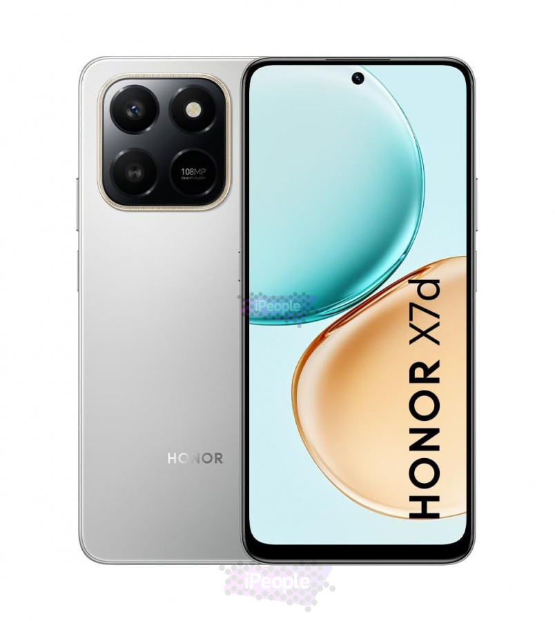 Фото Купить Смартфон Honor X7d 8Gb/256Gb (Meteor Silver) Nano-Sim + Nano-Sim по низкой цене в Москве