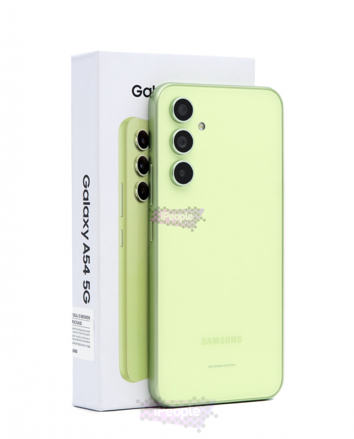 Фото Купить Смартфон Samsung Galaxy A54 5G 6Gb/128Gb (Lime) SM-A546 по низкой цене в Москве