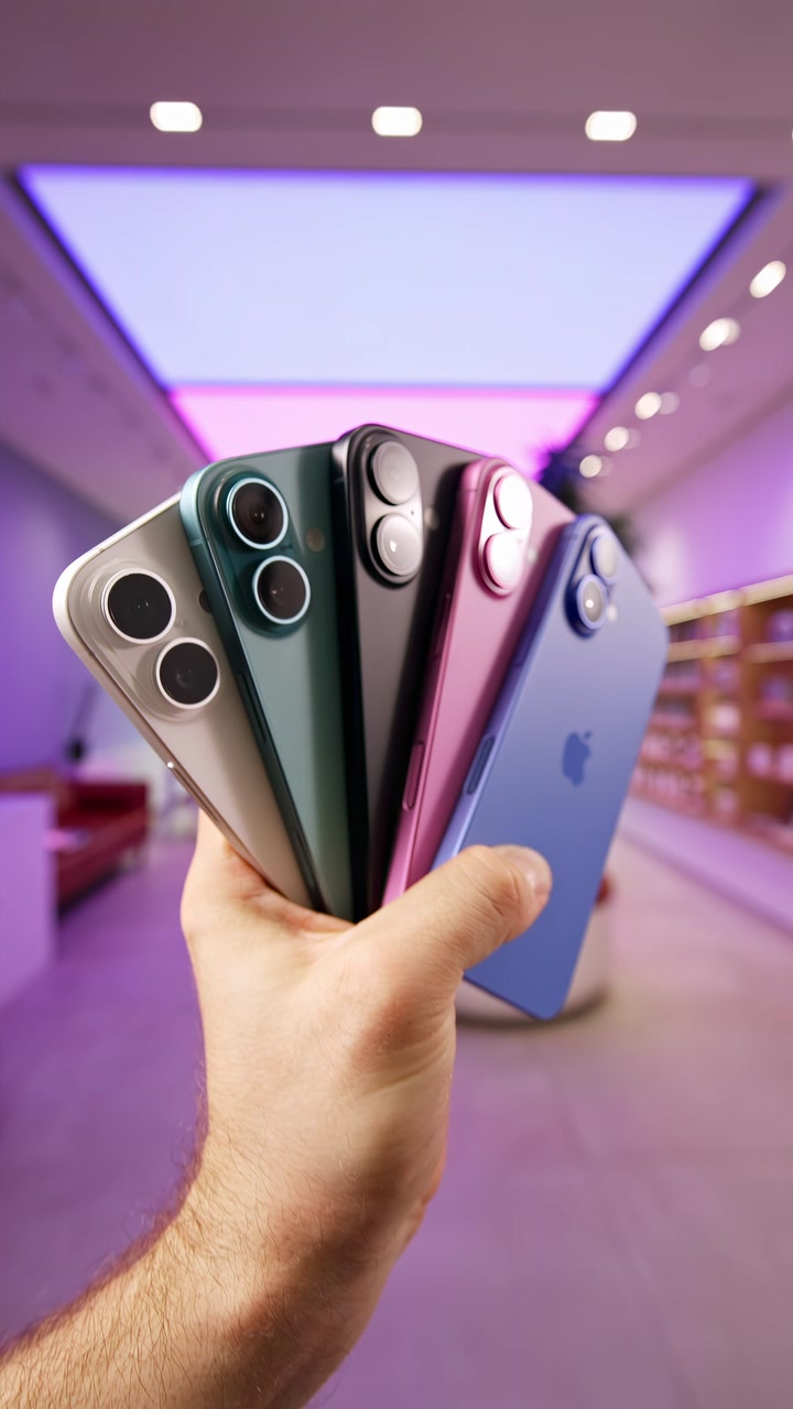 Все цвета iPhone 16