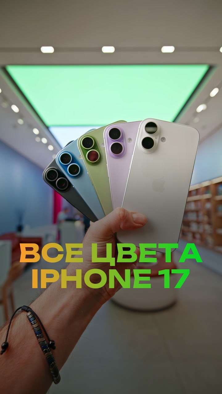 Все цвета iPhone 17