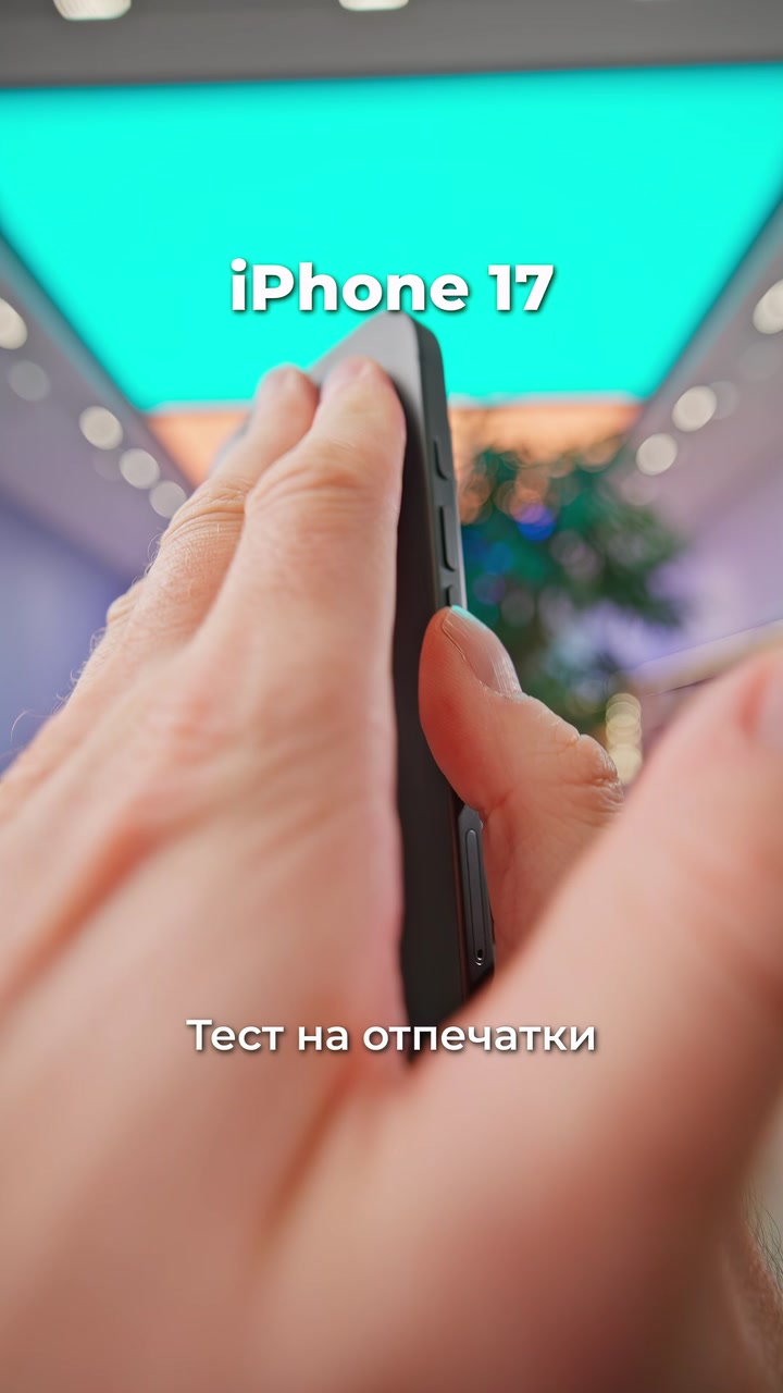 Тест на отпечатки iPhone 17 vs Air