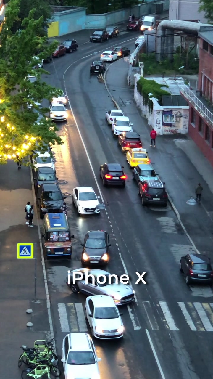 Сравнение качества видеозаписи на iPhone 10 и iPhone 13 Pro