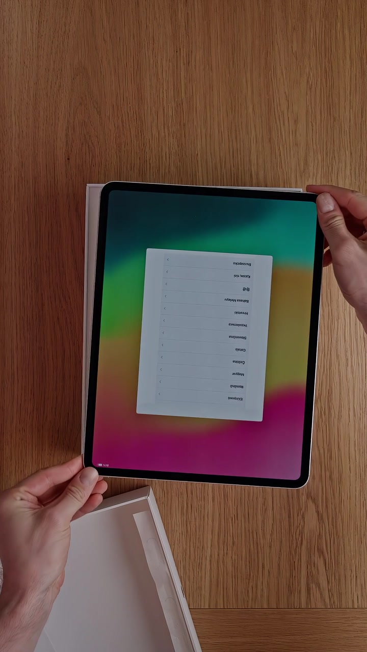 iPad Pro 2024: распаковка