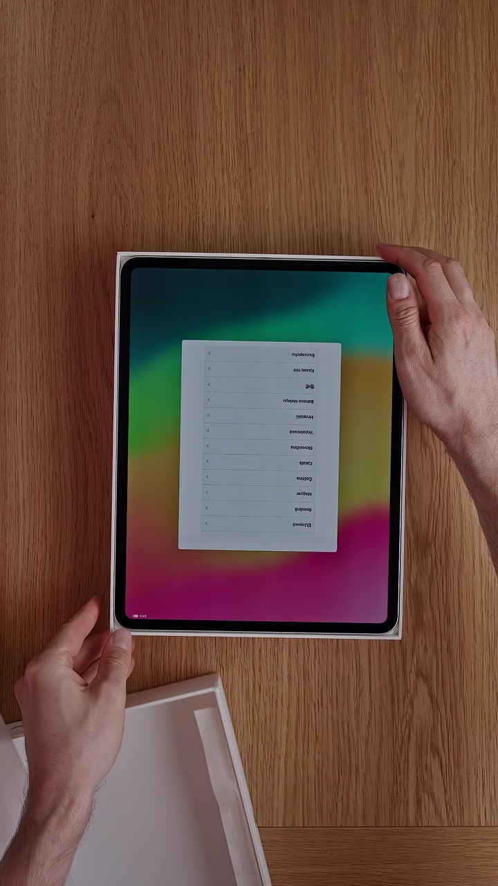 iPad Pro 2024: распаковка